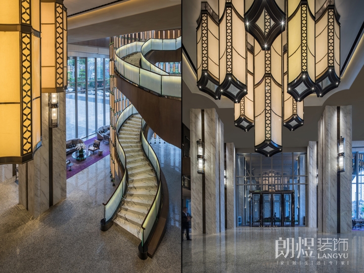 酒店休息區(qū)和大門設(shè)計