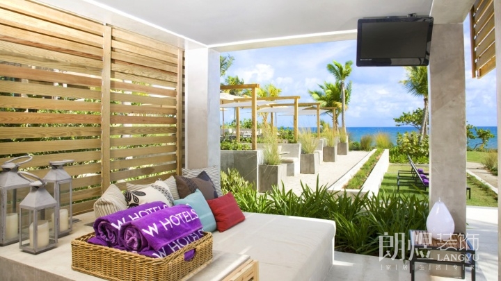 豪華公寓式度假酒店裝修效果圖 酒店公寓裝修效果圖