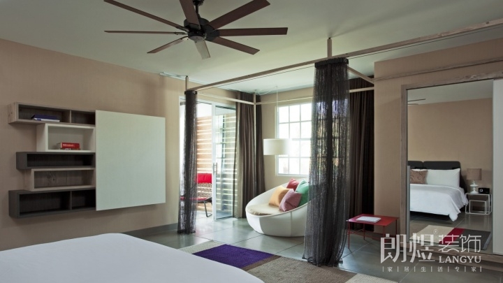 豪華公寓式度假酒店裝修效果圖 酒店公寓裝修效果圖