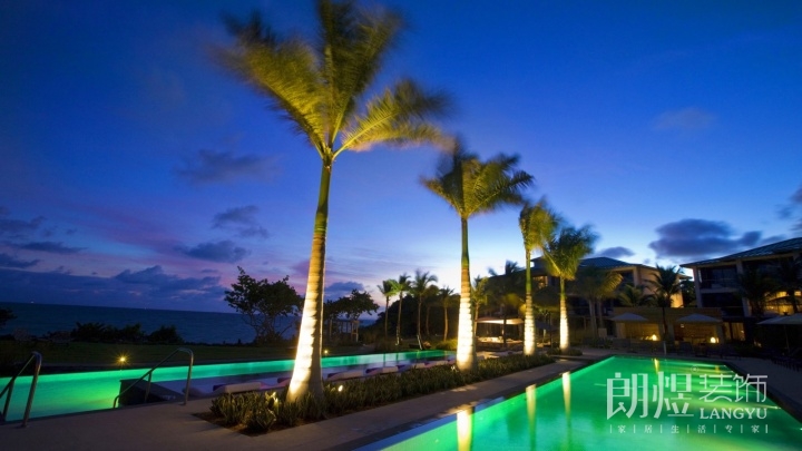 豪華公寓式度假酒店裝修效果圖 酒店公寓裝修效果圖