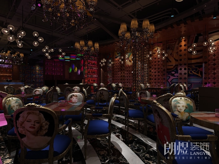 懷舊風(fēng)格酒吧裝修設(shè)計(jì)效果圖