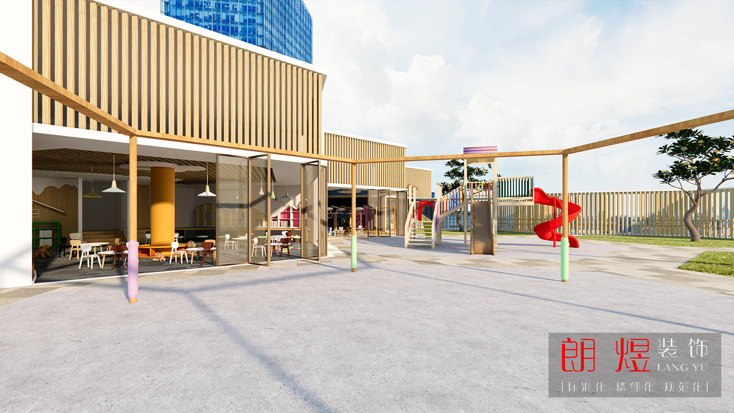 民辦私立幼兒園裝修效果圖