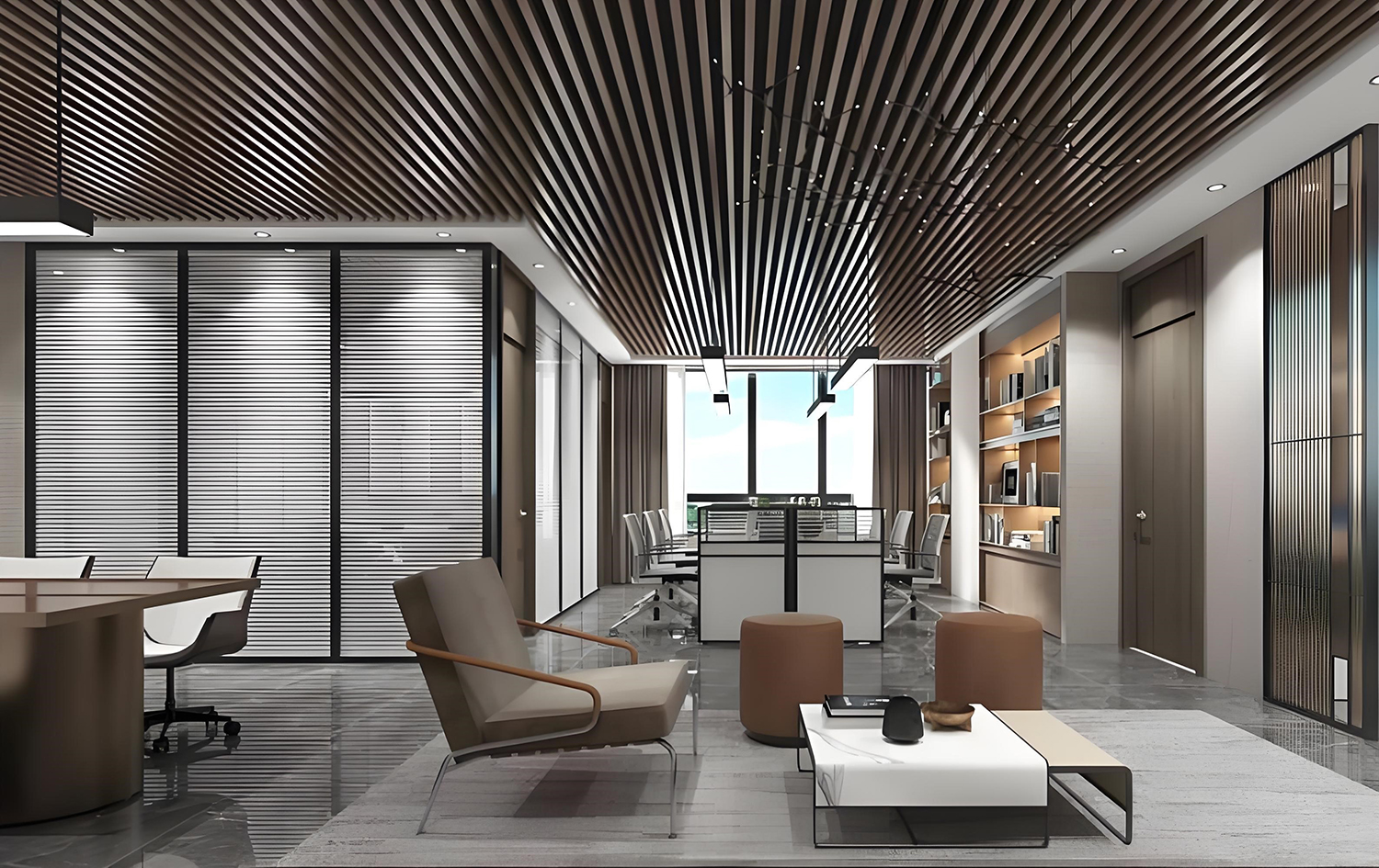 美觀大方的辦公室裝修設(shè)計
